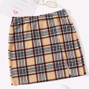 Plaid Skirt